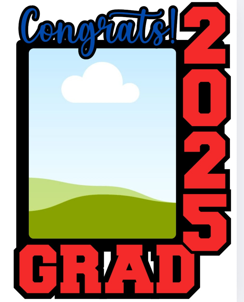 Custom 2025 Graduation Fans