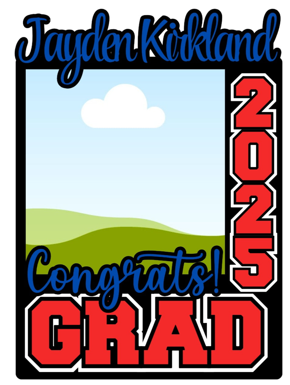 Custom 2025 Graduation Fans
